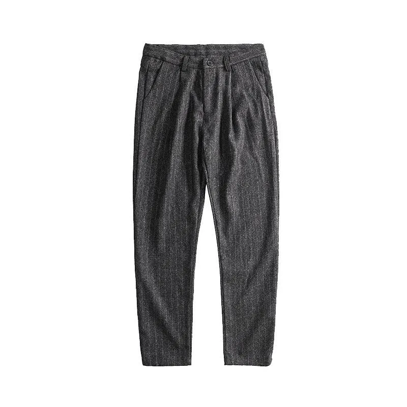 Striped casual pants harem pants