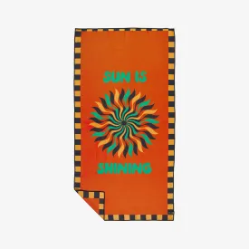 Sun is Shining Performance Quick-Dry Travel Towel | Bob Marley x Slowtide