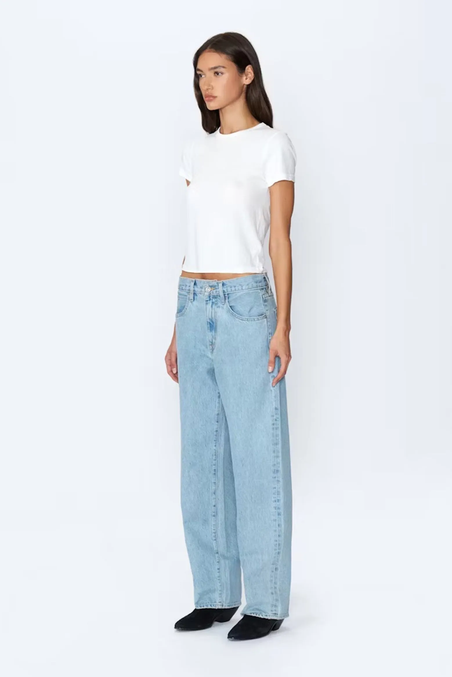 TESS LOW RISE RELAXED CURVE JEAN