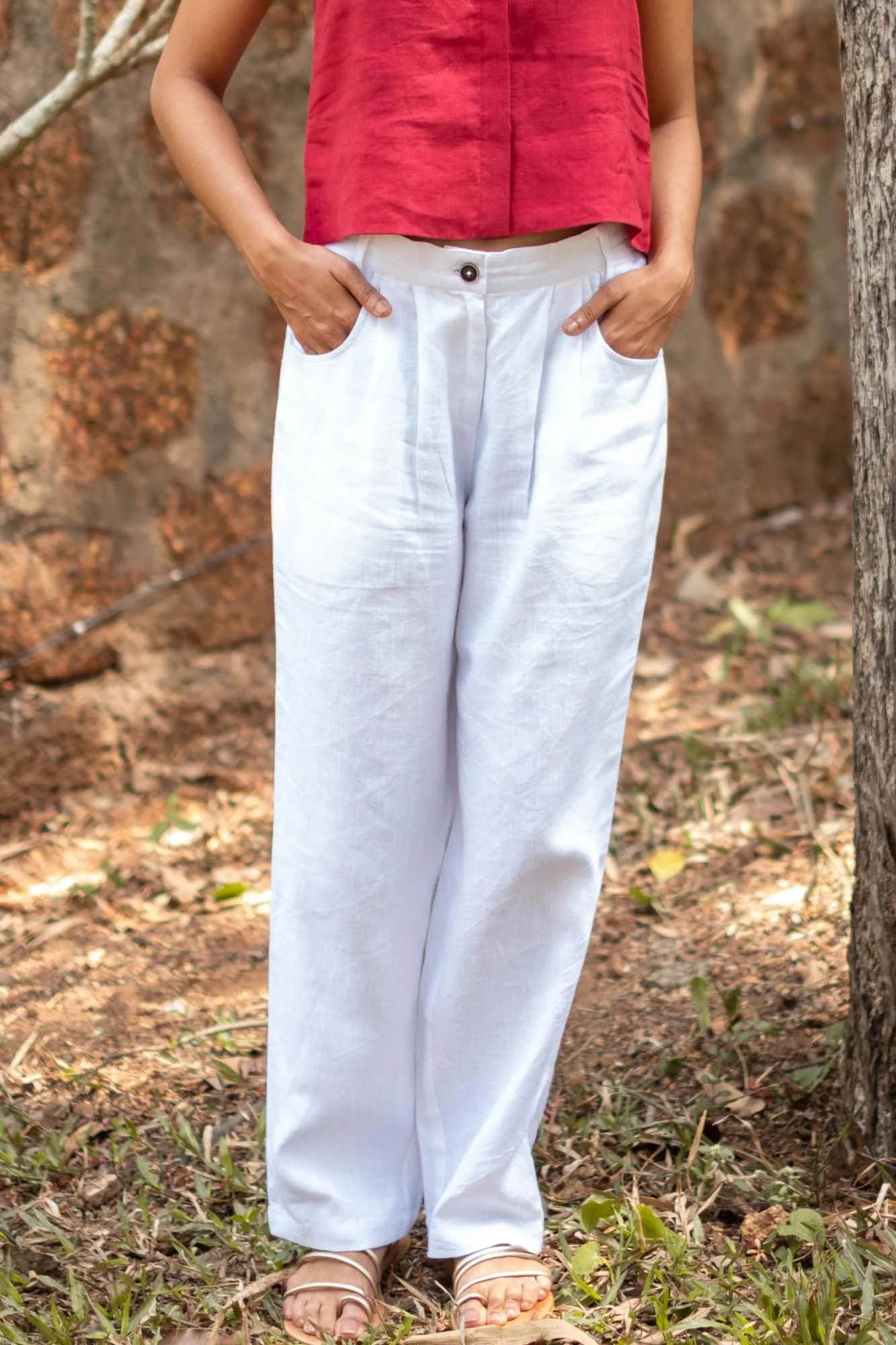 The Linen Baggy Pants