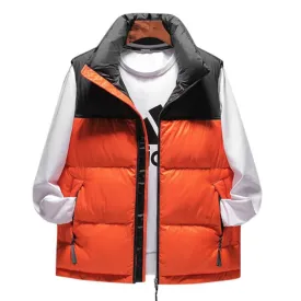 Thicken Sleeveless Men's Vest Jacket