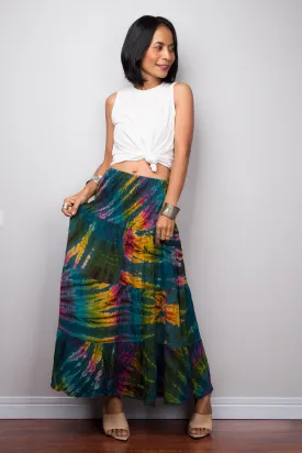 Tie Dye Smock Skirt