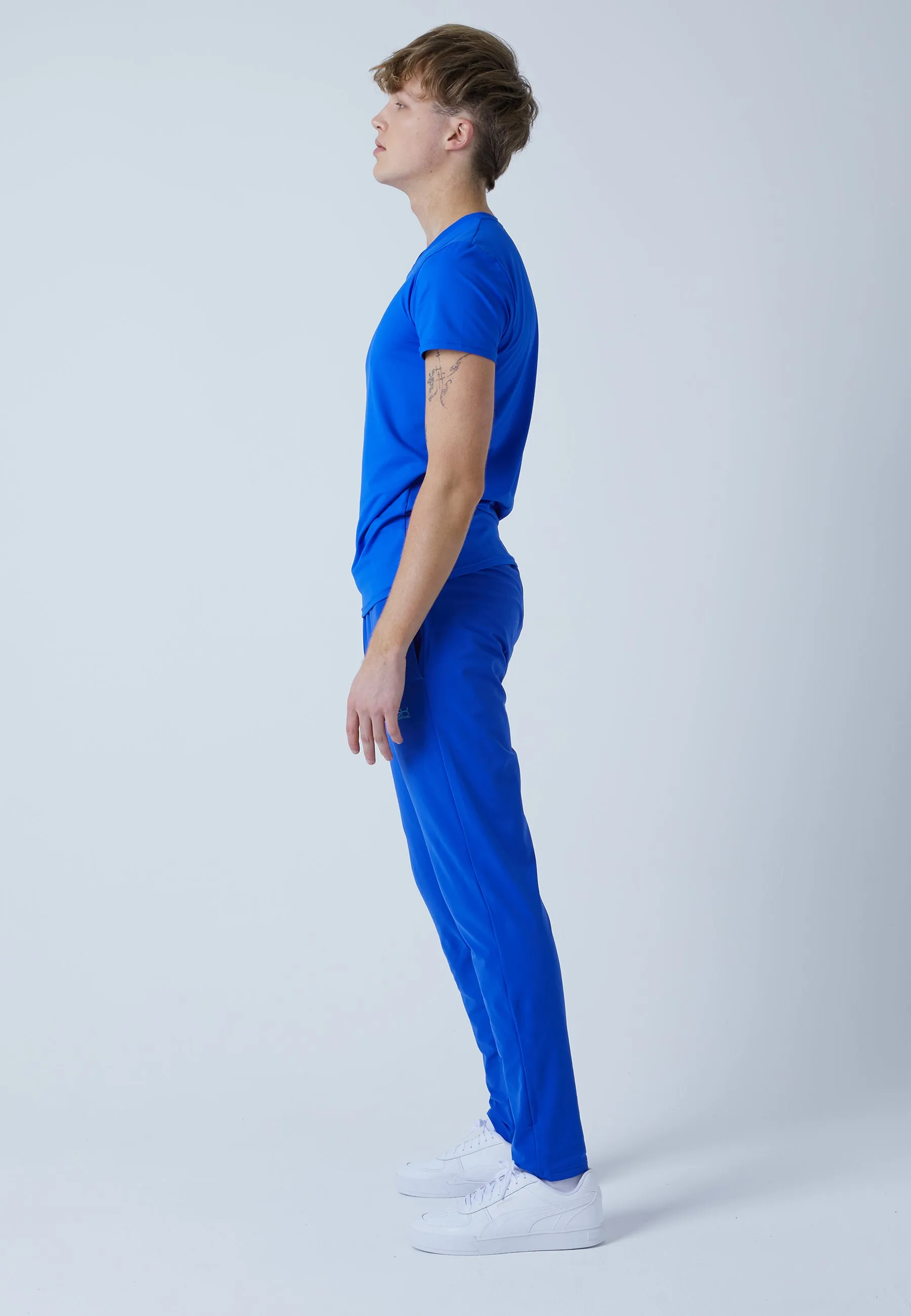 Tracksuit bottoms narrow, cobalt blue