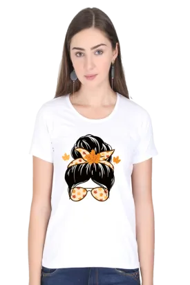 Trendy Women's Graphic T-Shirt - Ultra-Soft Cotton, Unique Prints, Relaxed Fit, Ideal for Casual Wear and Gifts