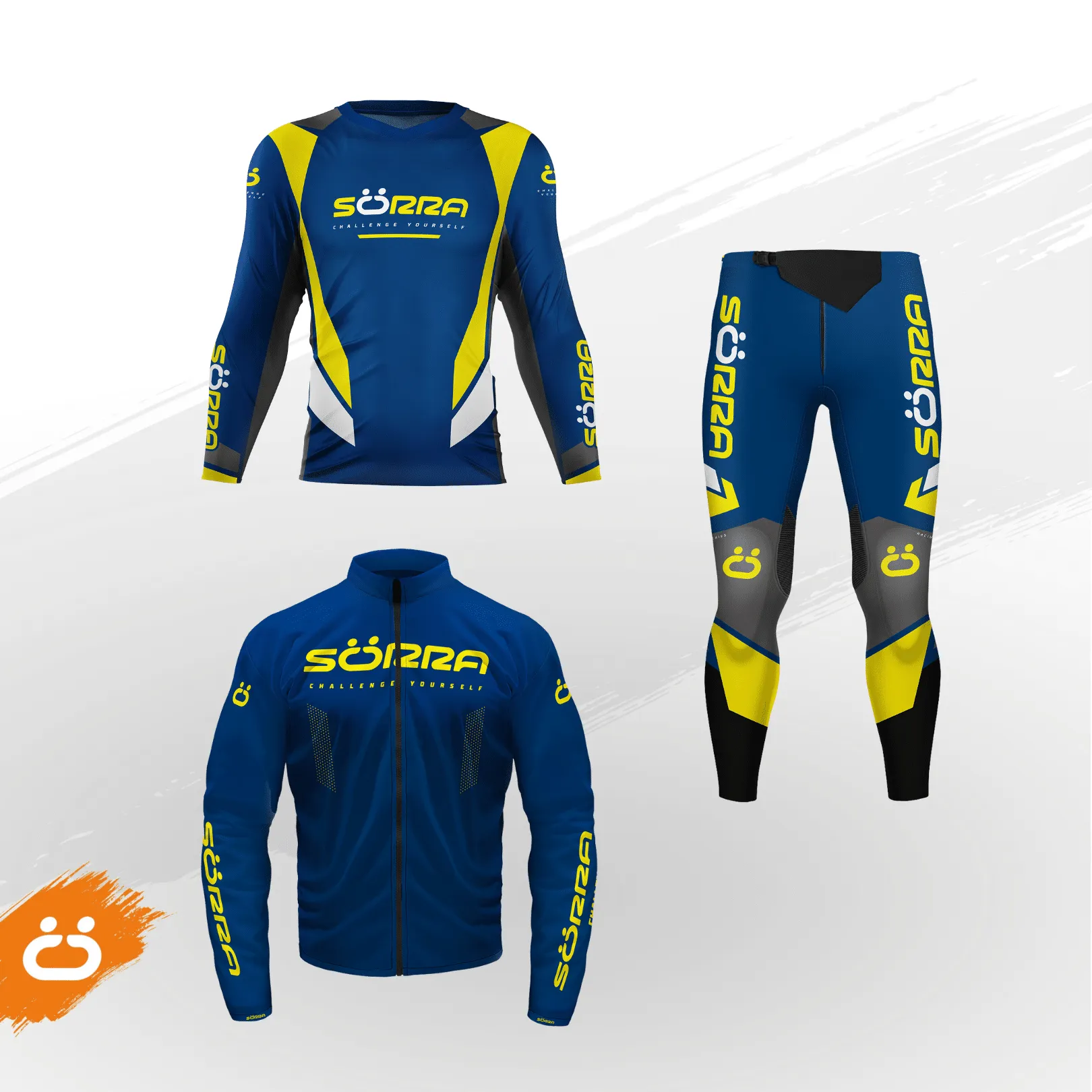 TRIAL CLOTHING SET 3 JUNIOR RACING