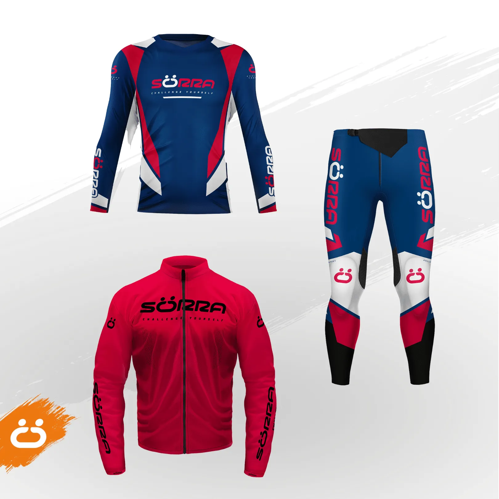 TRIAL CLOTHING SET 3 JUNIOR RACING