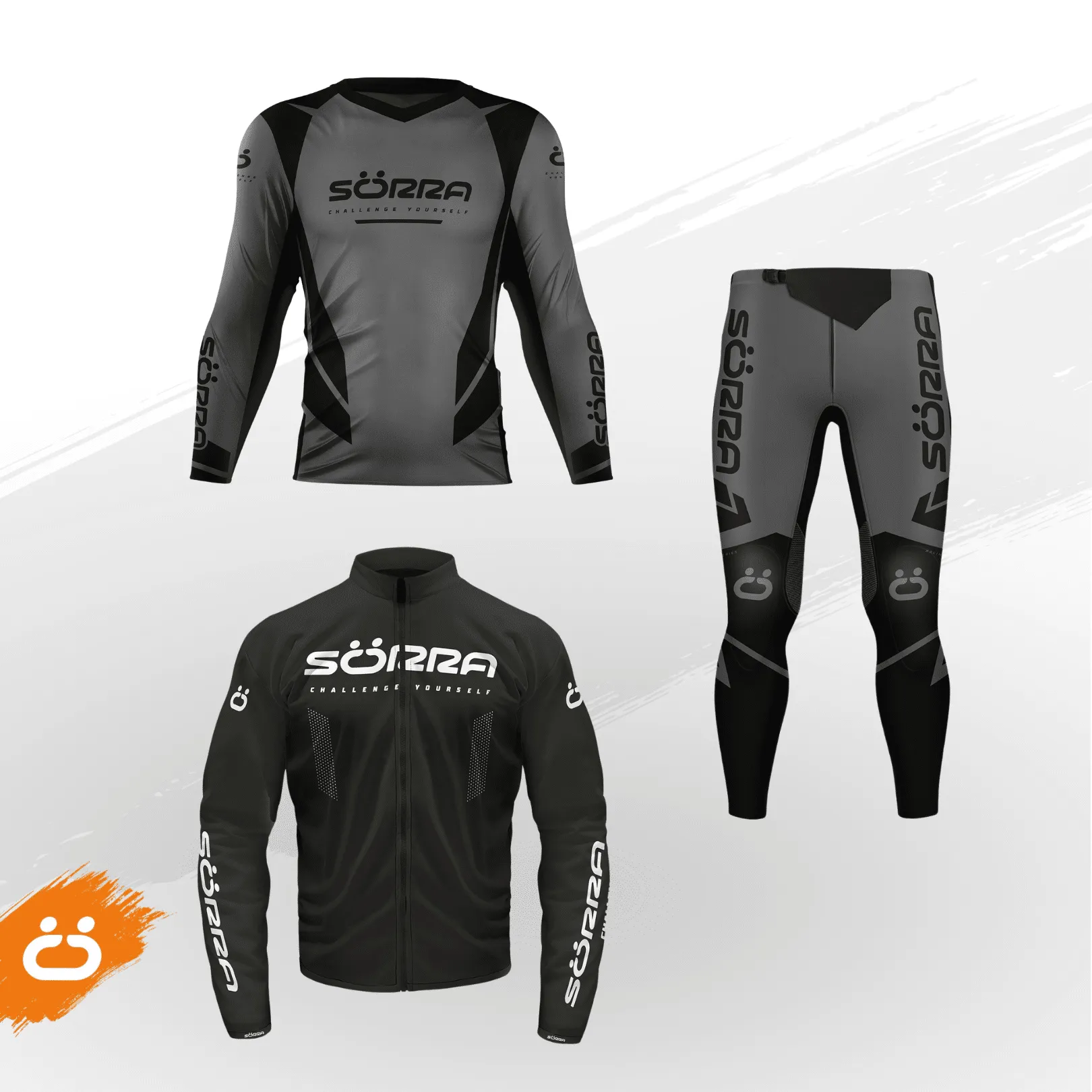 TRIAL CLOTHING SET 3 JUNIOR RACING