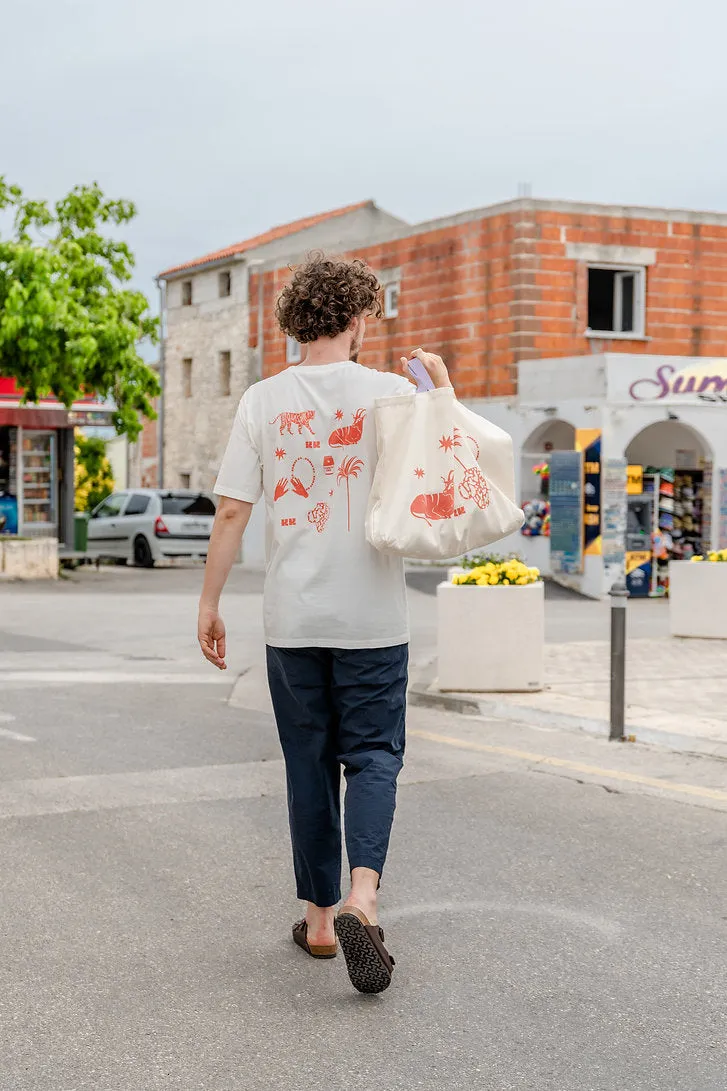 unisex t-shirt - aviv stone white