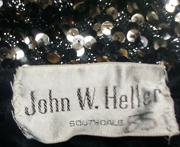 *VINTAGE JOHN HELLER SPARKLING JACKET ENCRUSTED WITH SEQUINS - PERFECT FOR THE HOLIDAYS