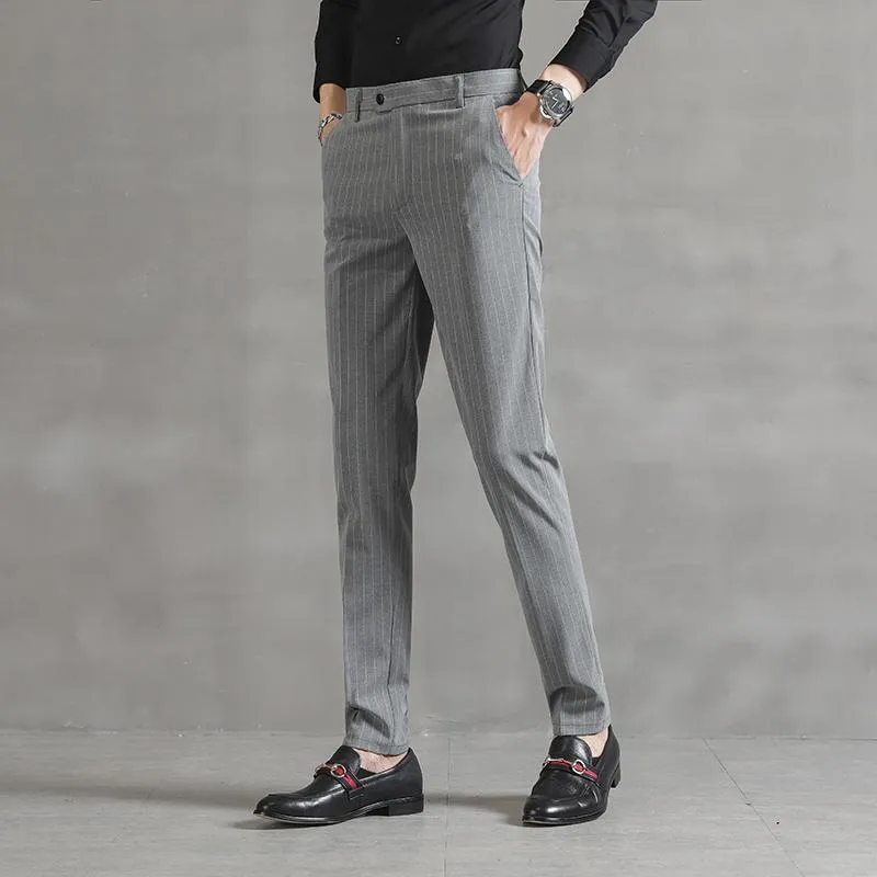 West Louis™ Casual Striped Men Elegant Pants