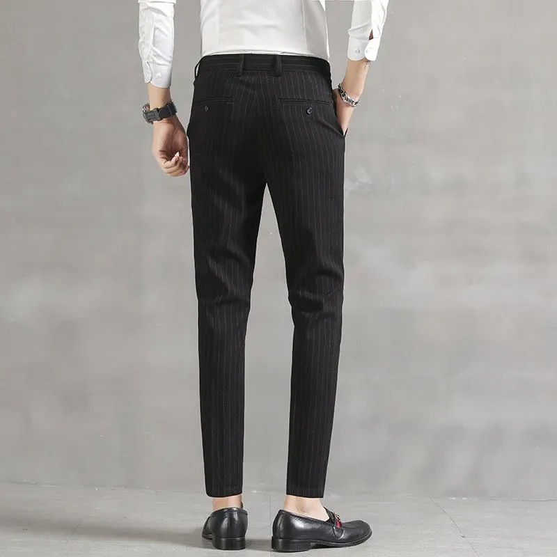 West Louis™ Casual Striped Men Elegant Pants