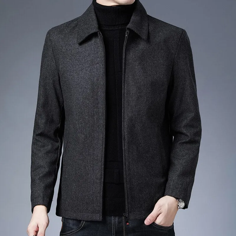 West Louis™ Designer Business Style Lapel Autumn Jacket