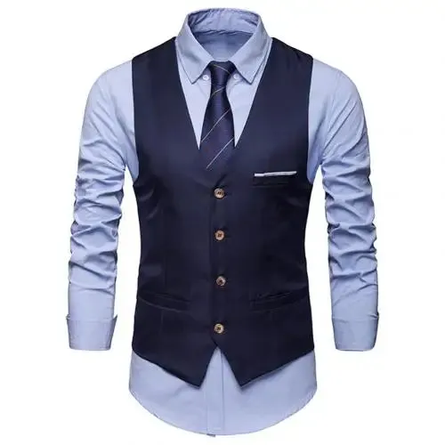 West Louis™ Sleeveless Formal Business Vest