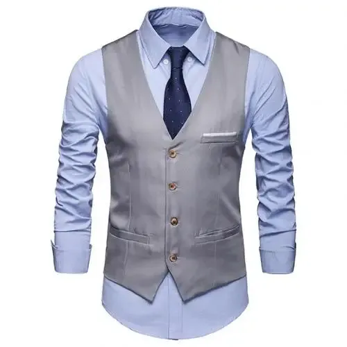 West Louis™ Sleeveless Formal Business Vest