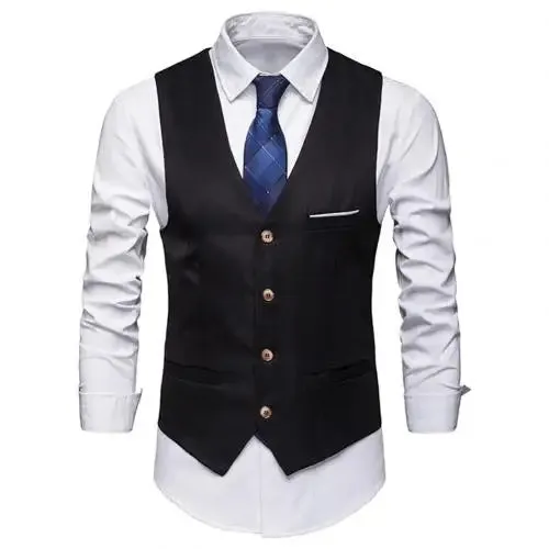 West Louis™ Sleeveless Formal Business Vest