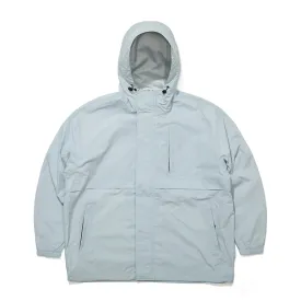 WIDE HOODED JACKET SKY