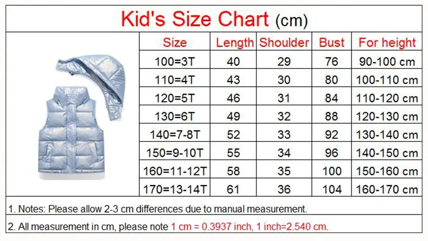 Winter Kid Hooded Vest Spring Jacket For Baby Girls Outerwear Fall Thick Boys Jacket Teen Student Fashion Children Basics Vest