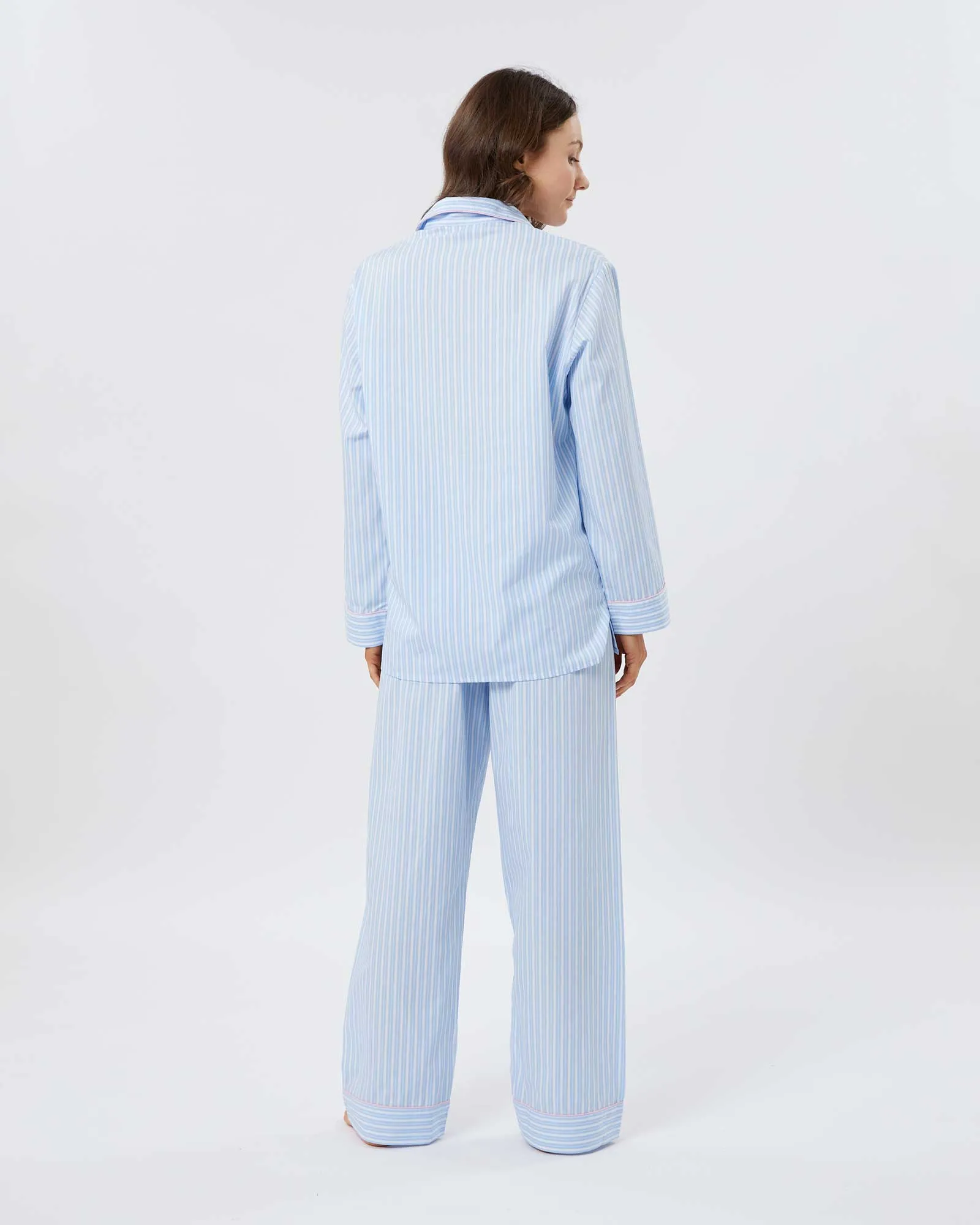 Women's Classic Cotton Pajamas - Lindley Stripe