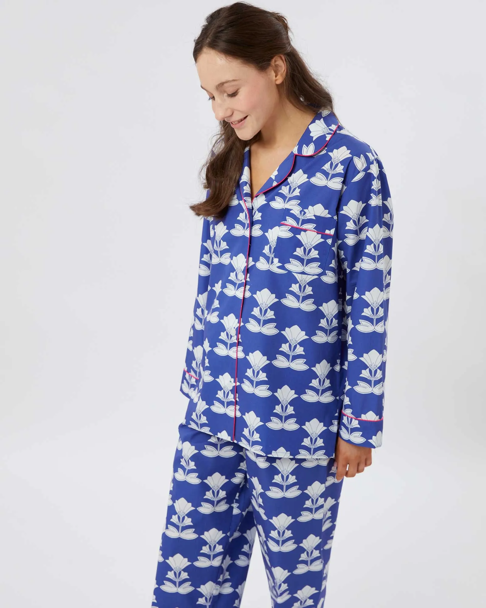 Women's Classic Cotton Pajamas - Sezincote Floral