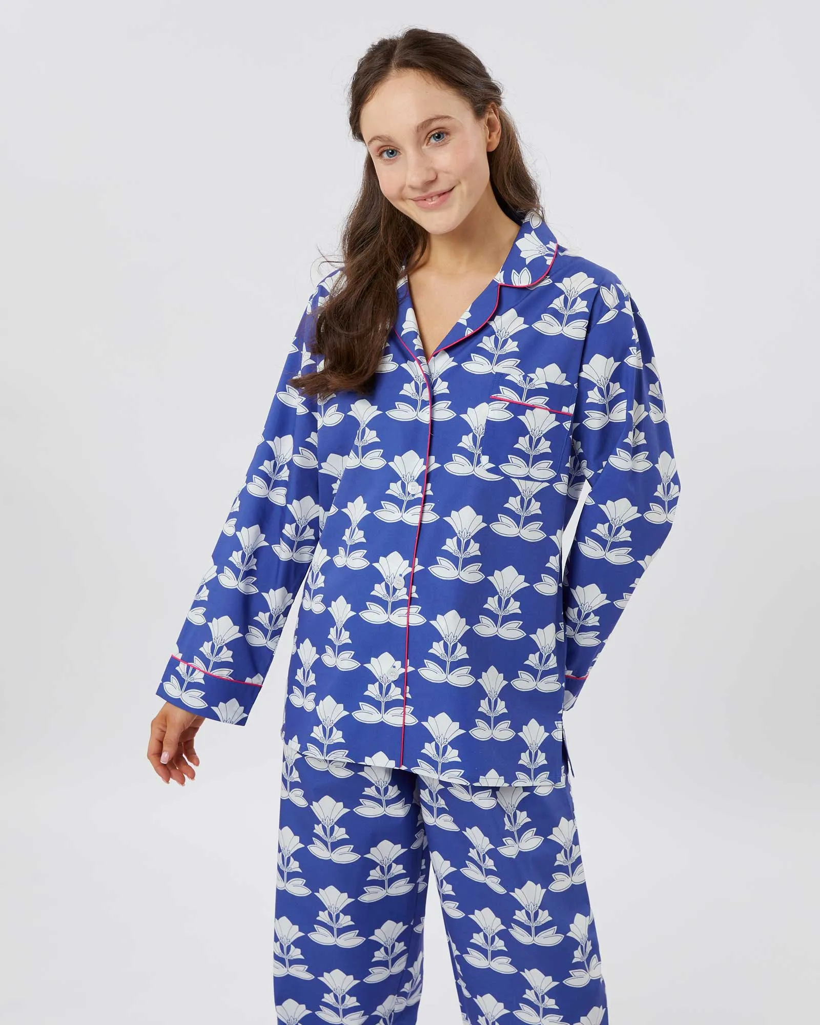 Women's Classic Cotton Pajamas - Sezincote Floral