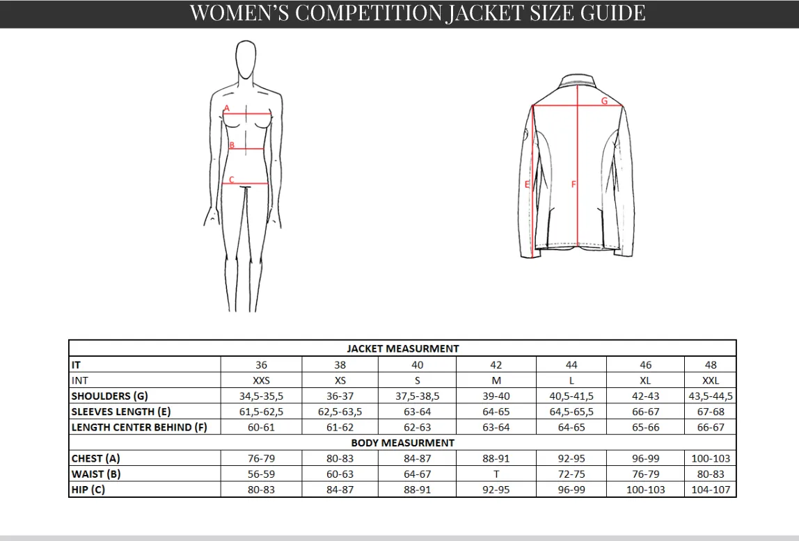 Women's Competition Jacket - Vestrum Evilard